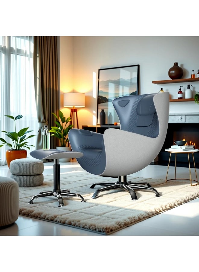 iMassage Modern Design Recliner Massage Chair with Hip Airbag Grey 97.5 x 66.8 x 98 cm AM-1020B - Image 4