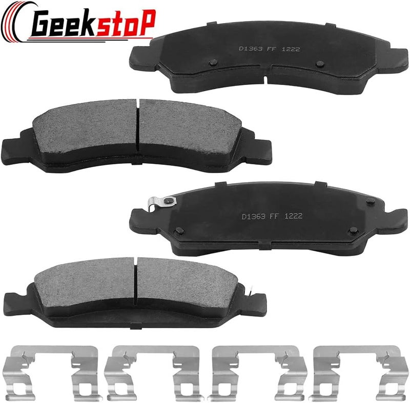 Geekstop D1363 Front Disc Brake Pads for GMC Sierra, Chevy Tahoe, Silverado, Yukon, Suburban (2008-2018) - Image 3
