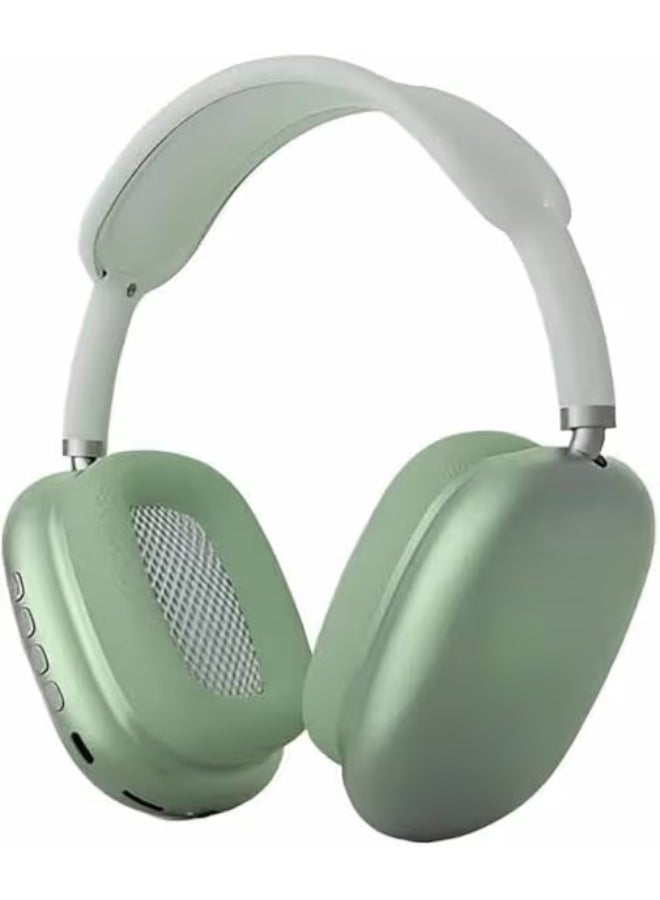 سماعات رأس لاسلكيه p9 بتقنية البلوتوث - سماعة رأس ستيريو للألعاب مع ميكروفون، ودعم بطاقة TF و FM