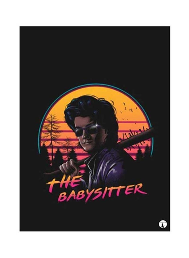 ملصق معدني من ستراينجر ثينغز بألوان متعددة 15x20 سنتيمتر