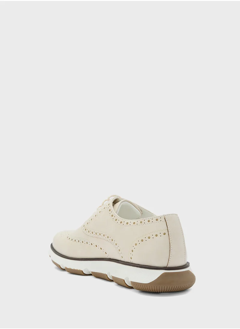 Robert Wood Brogue Design Oxford Casual Lace Ups