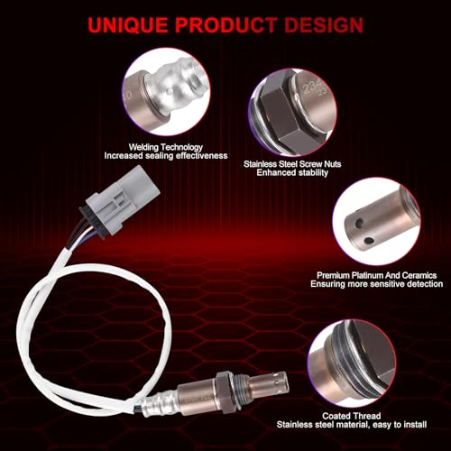 FIREMOTOO Pack of 4 O2 Oxygen Sensor 234-4940 Upstream and 234-4974 Downstream Compatible with Chevy Silverado 1500 Suburban Tahoe for GMC Sierra 1500 Yukon XL 4.3L 5.3L 6.2L Replace 12657188 12659516 - Image 2