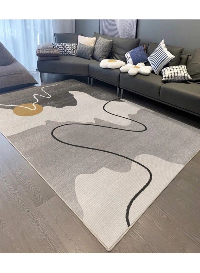 keke Nordic Style Thin Crytal Velevet  Entrance Door Mat  Durable Foot and Cutting Porch Mat 140 X 200cm - Image 2