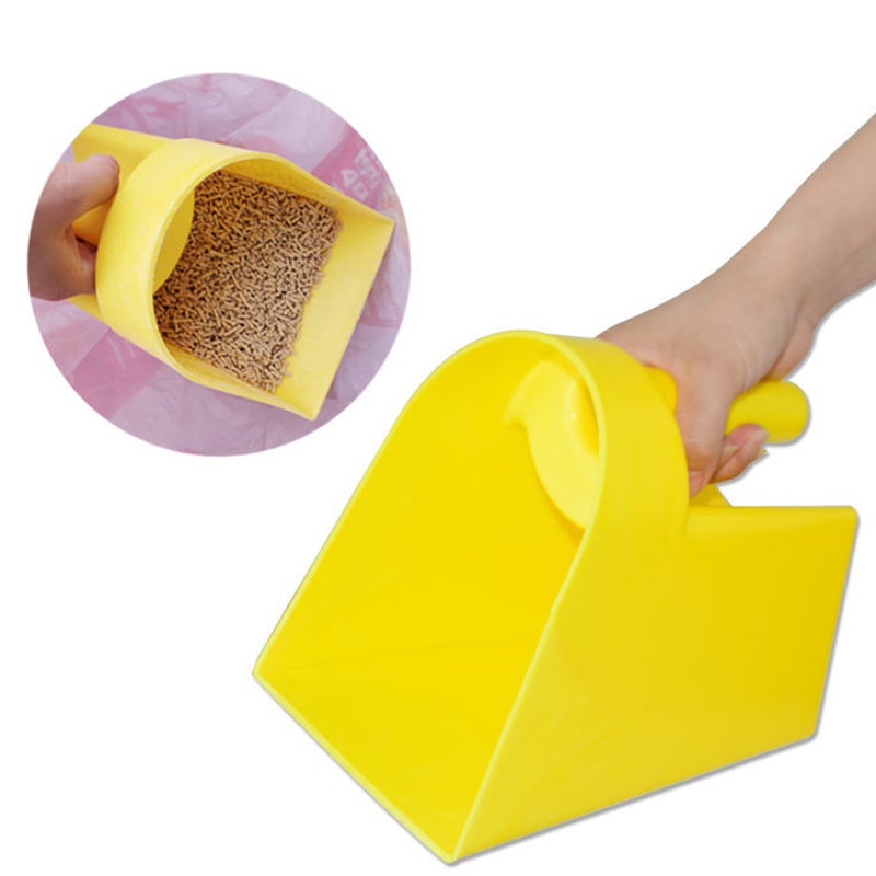 معدات تغذية الدواجن مغرفة بلاستيكية متينة للاستخدام الزراعي تصميم مقبض مريح - Image 4