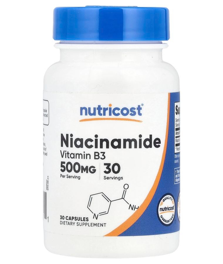 Niacinamide 500 mg 30 Capsules