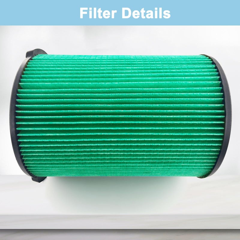 Rjnlsc 2 Pack VF6000 Filter for Ridgid 5-20 Gallon Wet Dry Vacuums WD5500 WD0671 WD6425 WD7000 WD1280 WD1851 WD1680 WD1956 RV2400A 1400RV RV2600B - Image 3