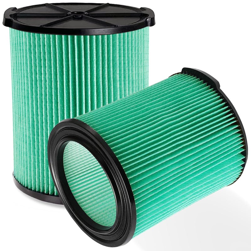 Rjnlsc 2 Pack VF6000 Filter for Ridgid 5-20 Gallon Wet Dry Vacuums WD5500 WD0671 WD6425 WD7000 WD1280 WD1851 WD1680 WD1956 RV2400A 1400RV RV2600B - Image 1