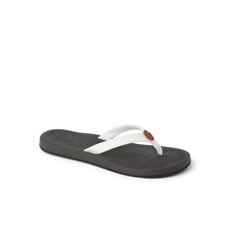 Reef Zen Love Womens Flip Flop, Soft Cushion Footbed, White, 9 - Image 3