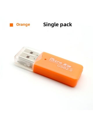 Card Reader TF Card/MICROSD Card/Mobile Phone Memory Card Converter U Disk High Speed 2.0 Multifunctional SLR-Color:[orange 1 Piece]-Capacity:Default Item - pzsku/ZEEC1E1BFDD1549482834Z/45/1745220056/04be5a3d-459a-4157-867f-143cf271bc66