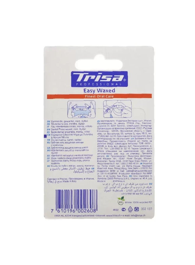 Trisa Dental Floss with Xylitol and Mint Flavor- 40m - Image 2