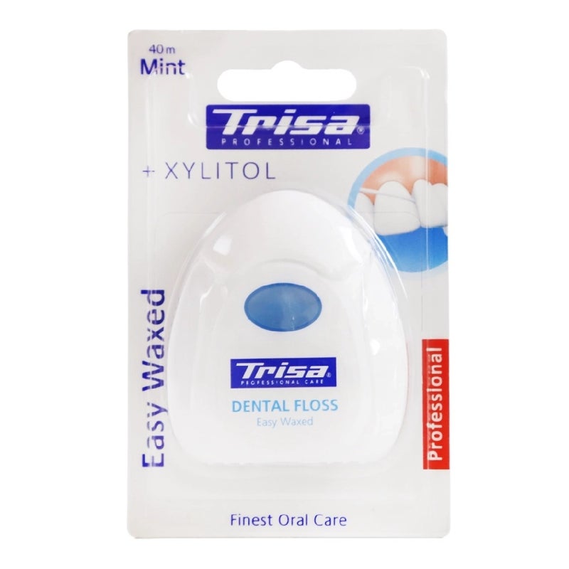 Trisa Dental Floss with Xylitol and Mint Flavor- 40m - Image 1