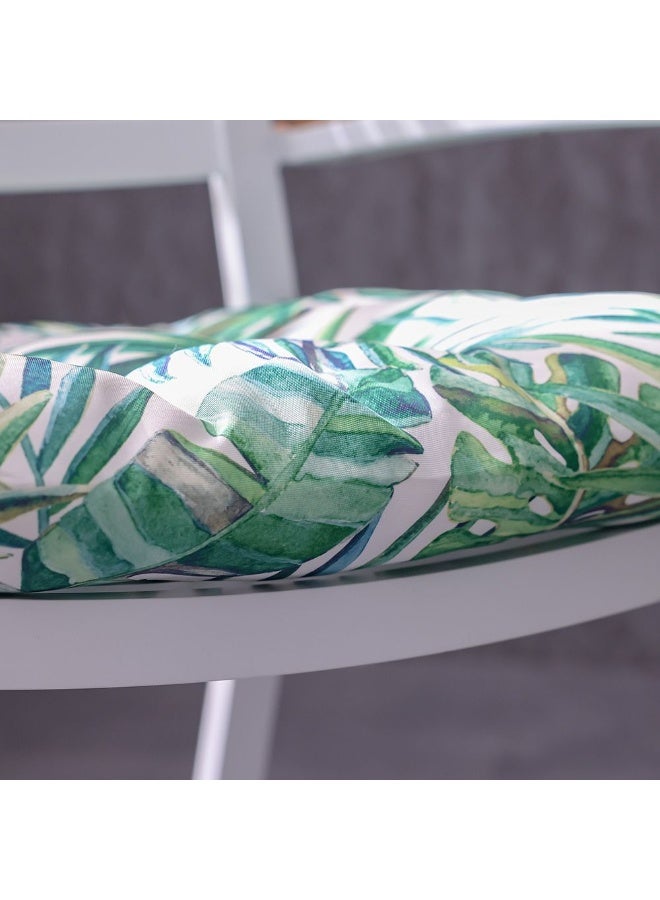 DANUBE HOME Curve Seat Cushion 48x48x5cm - Tropical Lime Print, Soft Polyester Outdoor Cushion for Garden Chairs, Ideal for Patio & Outdoor Accessories - Image 3