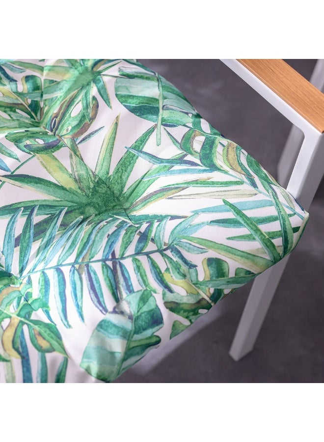DANUBE HOME Curve Seat Cushion 48x48x5cm - Tropical Lime Print, Soft Polyester Outdoor Cushion for Garden Chairs, Ideal for Patio & Outdoor Accessories - Image 4