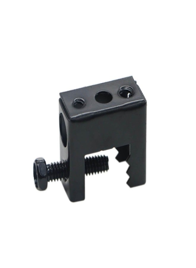 Baudelun Upgrade Baudelun 1/4"-20 Beam Clamps, Black Steel Bolt-on Beam Clamp for 1/4" and 3/8" Threaded Rod, S-hooks and Bridle Rings, 25 Packs - Image 1