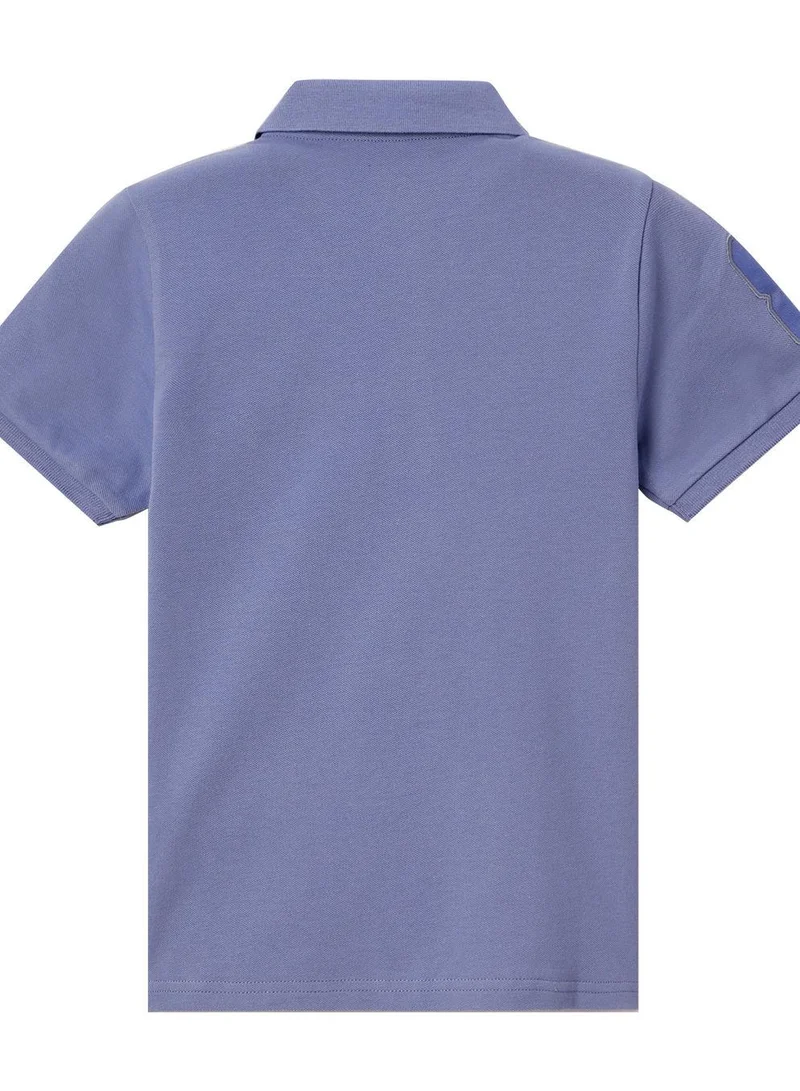 GIORDANO Kids' Napoleon Polo: Classic Piqué, Bold Embroidery, All-Day Comfort