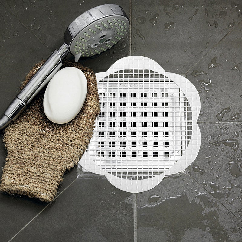 20 Pcs Household Hair Filters Floor Drain Filtering Meshes Bathroom Anti-blocking Stickers - Image 4
