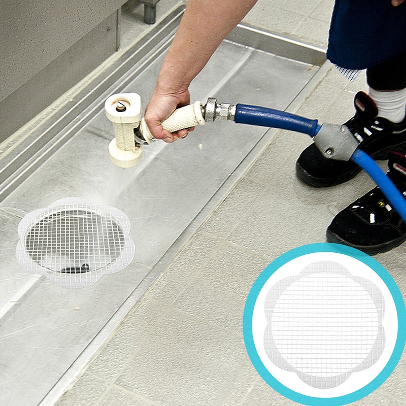 20 Pcs Household Hair Filters Floor Drain Filtering Meshes Bathroom Anti-blocking Stickers - Image 2