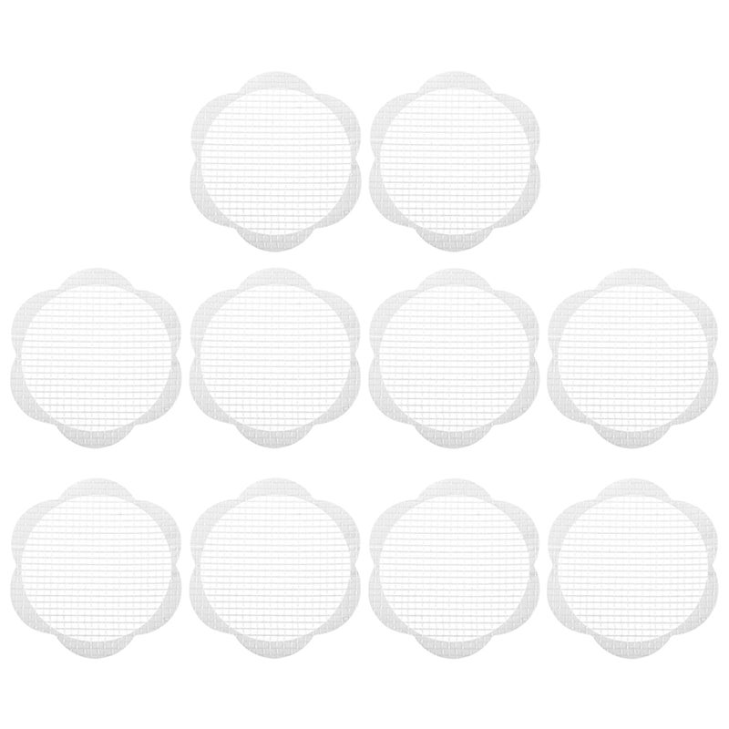 20 Pcs Household Hair Filters Floor Drain Filtering Meshes Bathroom Anti-blocking Stickers - Image 1