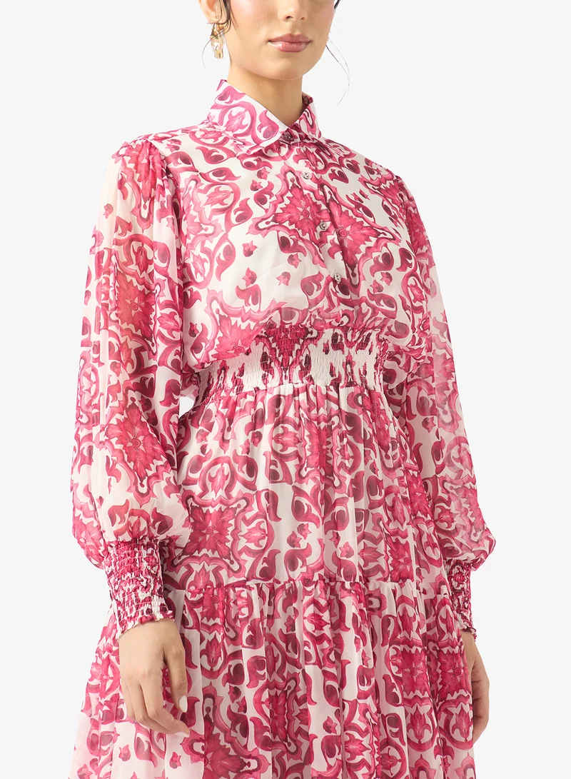 Golden Apple  Printed Maxi Dress for Women | Best Price UAE