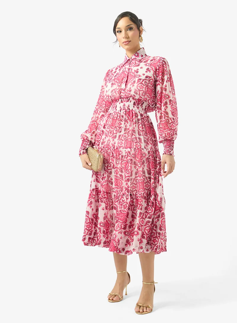 Golden Apple  Printed Maxi Dress for Women | Best Price UAE