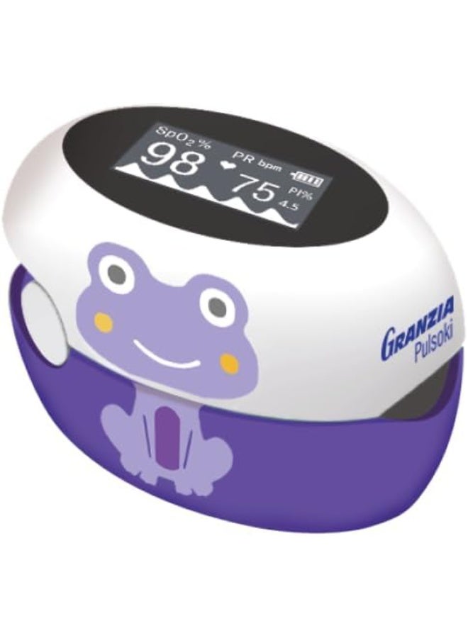 Granzia Pulsoki Pulse Oximeter – Fingertip Blood Oxygen & Heart Rate Monitor, Portable, Easy-to-Use for Adults & Kids - Image 1