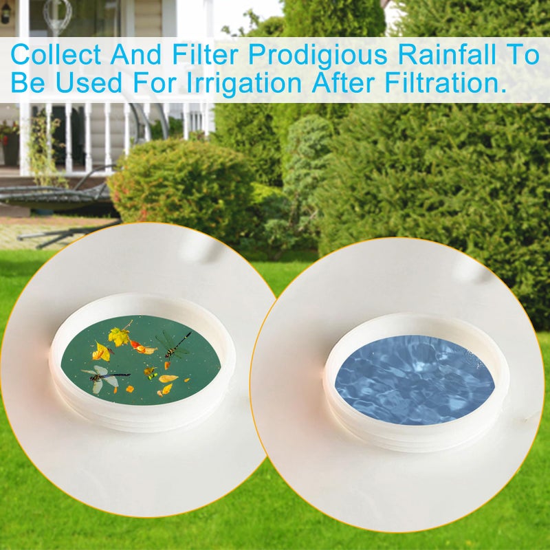 TIONLCLC IBC Mesh Cover For 275 Gallon IBC Tote Cover 9.8 Inch 2 Pcs - Image 3