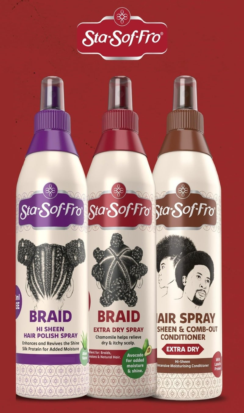 Sta-Sof-Fro Hair & Scalp Spray Comb Out Conditioner with Lanolin, Extra Dry (250mL) - Image 2