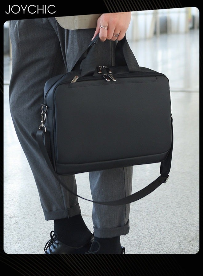 Joychic Men Women Business Anti-shock Commuting Computer Bag Large Capacity Waterproof Single Shoulder Laptop Bag Suitable for 15/16inch  - Image 2