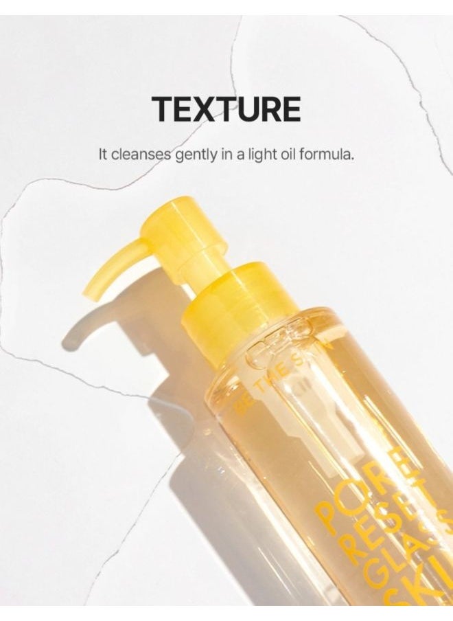 Pore Reset Glass Skin Cleansing Oil 150ml, Korean Skincare, Suitable for All Skin Types