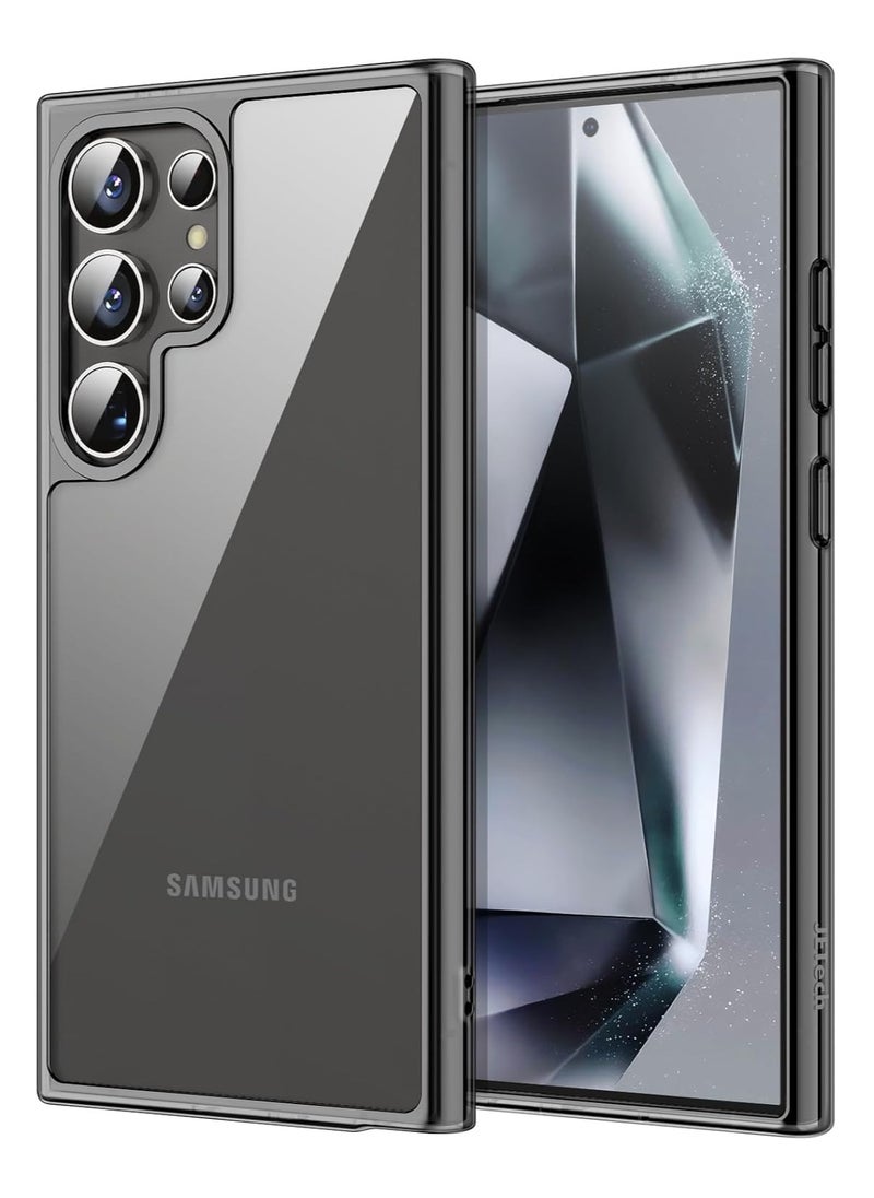 ماركة غير محددة - Samsung S25 Ultra Case,Compatible with, Non Yellow Hard PC Back Cover Slim Transparent Anti-Scratch Shockproof Phone Case (bigge) - Image 1