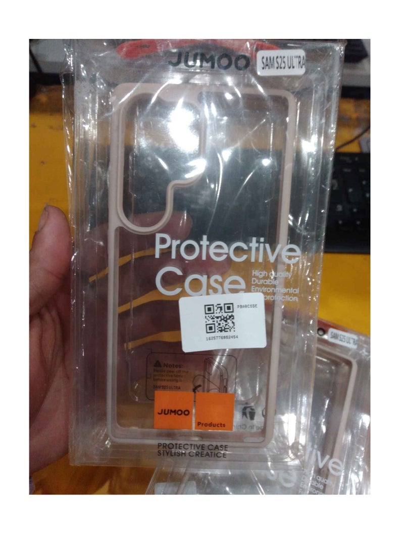 ماركة غير محددة - Samsung S25 Ultra Case,Compatible with, Non Yellow Hard PC Back Cover Slim Transparent Anti-Scratch Shockproof Phone Case (bigge) - Image 1