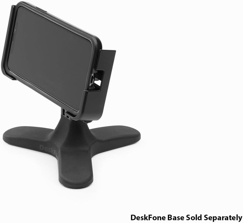 WeatherTech DeskFone Two View Universal Phone Holder for Flat Surfaces, Office, Kitchen, Nightstand - Violet Metal Knobs - Image 5