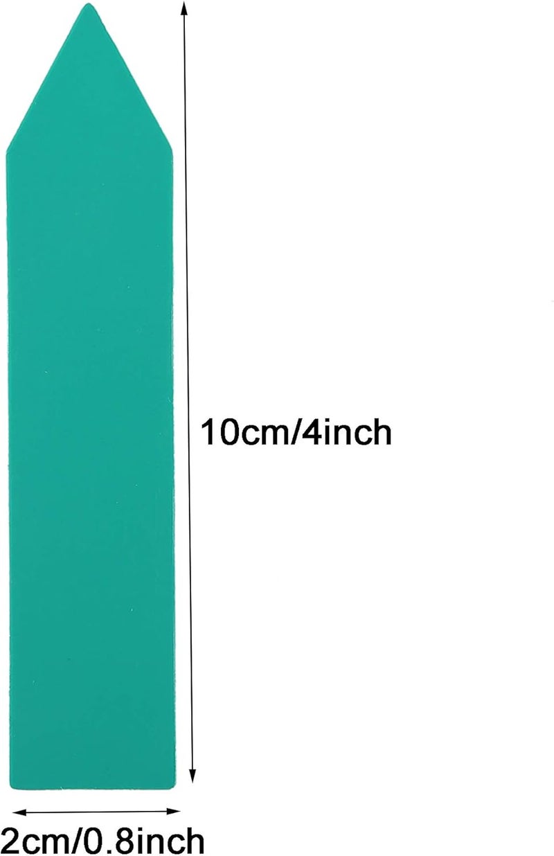 Mihey 1000 Pcs 4 Inch Garden Plant Labels, Plastic Nursery Tags Waterproof Pot Seed Markers, Green - Image 3