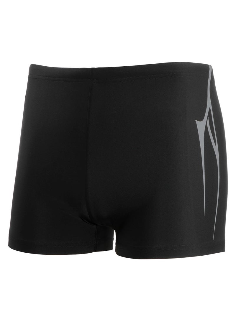 KUYING New High Waisted Flat Angle Swimming Trunks 