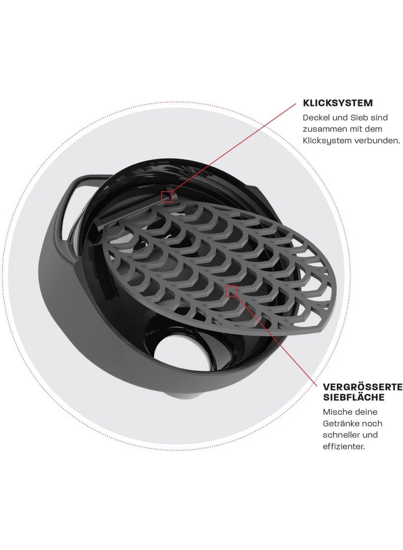 شيلدمكسر زجاجة رجّ كات وومان برو الكلاسيكية سعة 700 مل - كوب مانع للتسرب، خالٍ من مادة BPA، مناسب للياقة البدنية ومشروبات البروتين، لون أرجواني - Image 3