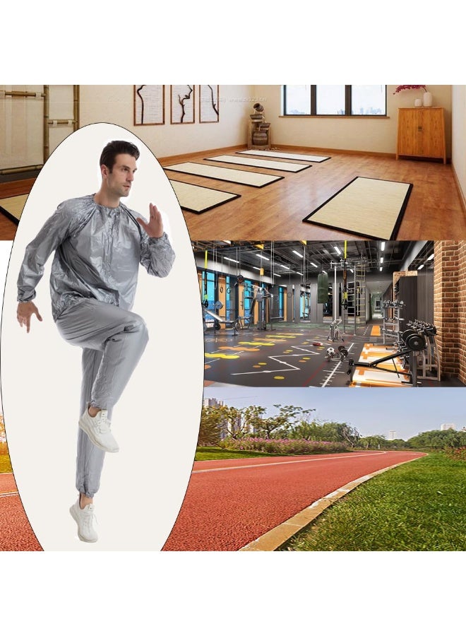 DawnBreak Sauna Sweat Suit for Women/Men Exercise Weight Loss Gym Fitness Workout - Image 2