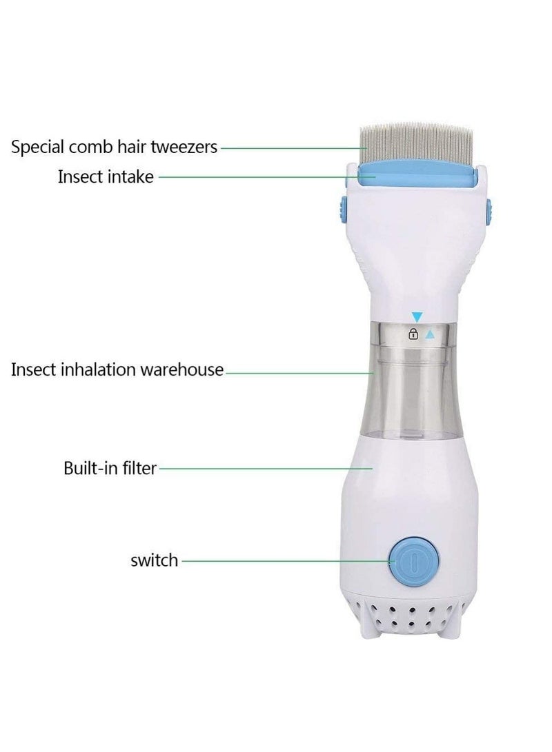 Electric Hair Lice Comb Vacuum Effective Head for and Pets Get Rid of with this Vacuums Machine Pack 1