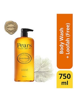 Pears Pure & Gentle Original Body Wash With Glycerin ,Dermatogically Tested, 100% Soap Free Shower Gel,Imported,750 Ml (Free Loofah)  - Image 3
