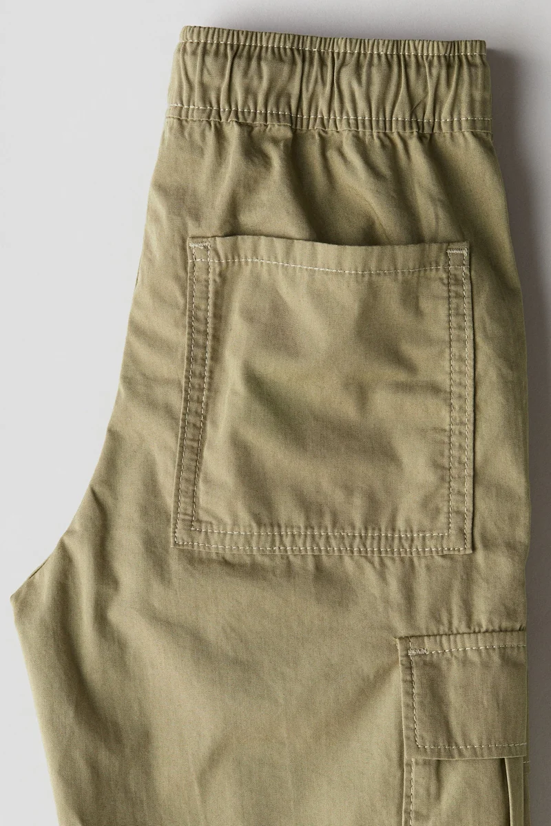 H&M Cotton cargo trousers