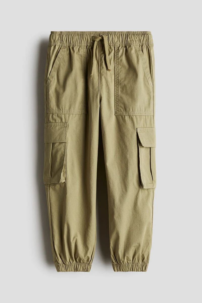 H&M Cotton cargo trousers