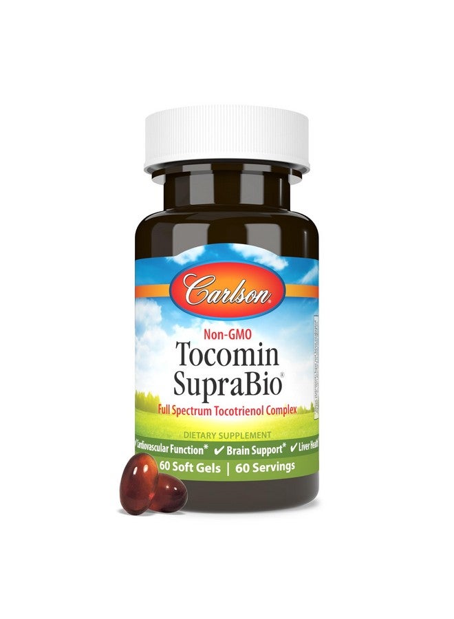 Carlson - Tocomin SupraBio, Full Spectrum Tocotrienol Complex, Non-GMO Tocotrienols, Alpha, Beta, Gamma, Delta, 60 Softgels - Image 5