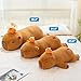 PEACH CAT Persimmon Capybara Plush 315 Long Capibara Stuffed Animal Cute Plushies Toys Gifts for Adults Brown - Image 4
