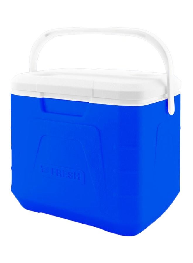 Beverage Cooler With Handle Blue/White