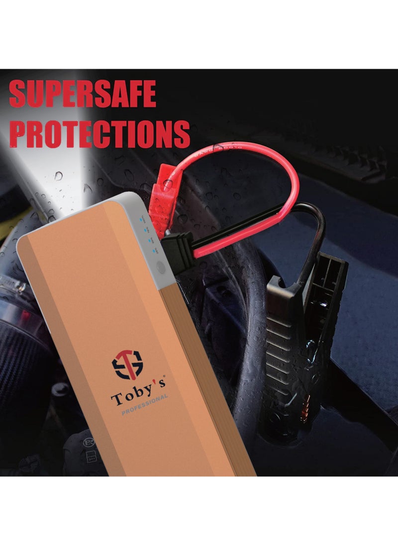Toby's Toby's X19 PRO Jump Starter For Cars 16000mAh And 59.2WH Power Bank For Electronic Devices  - Image 2