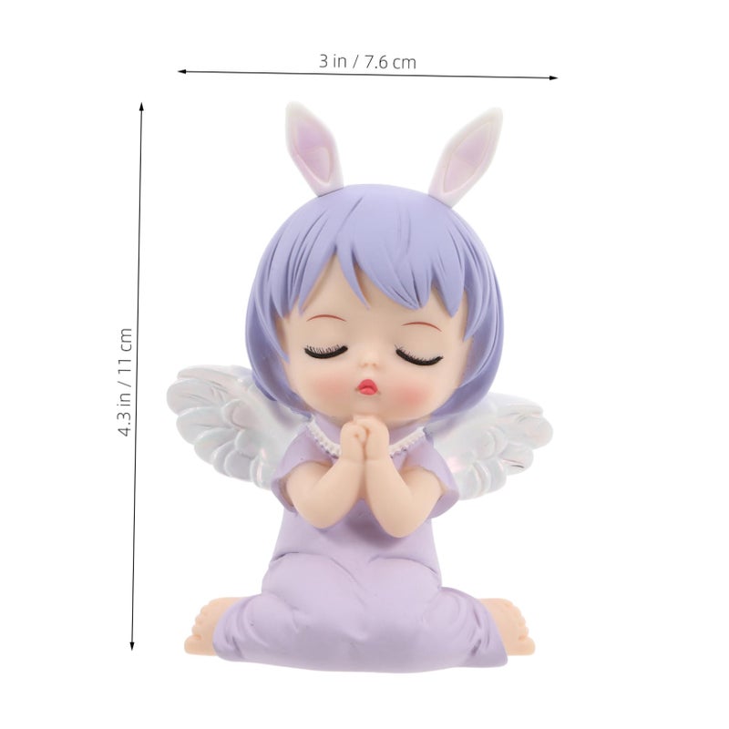 Cute Angel Cake Topper For Birthday Party Decoration Environment Friendly Material - Image 3