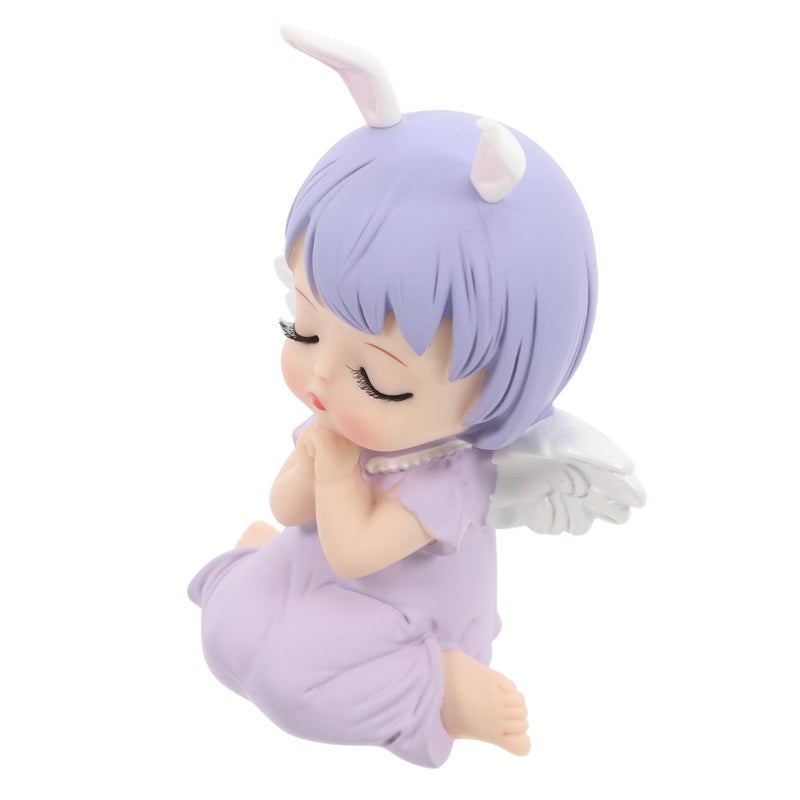 Cute Angel Cake Topper For Birthday Party Decoration Environment Friendly Material - Image 2