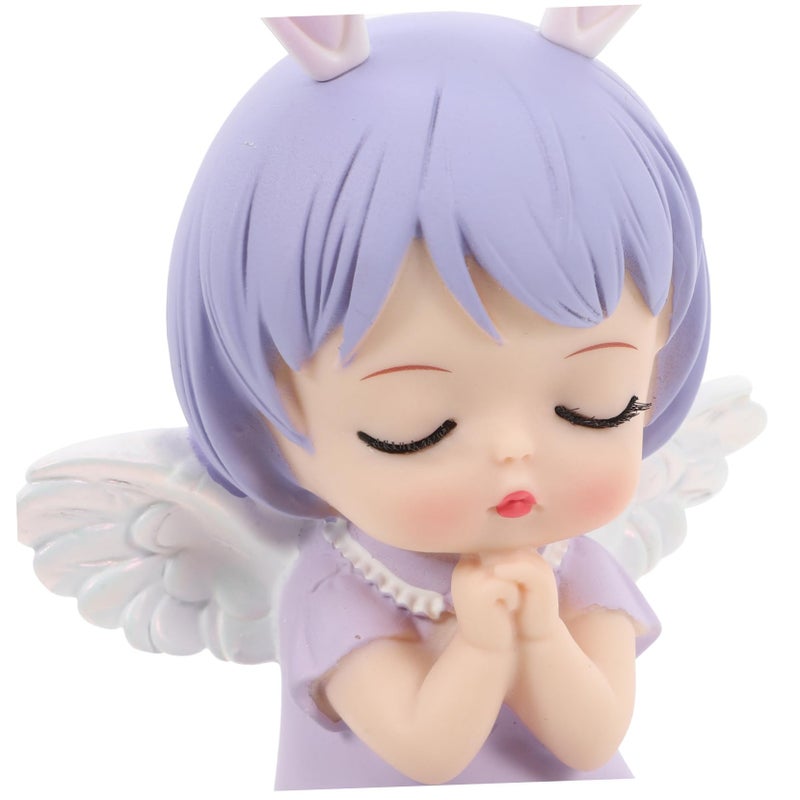 Cute Angel Cake Topper For Birthday Party Decoration Environment Friendly Material - Image 4