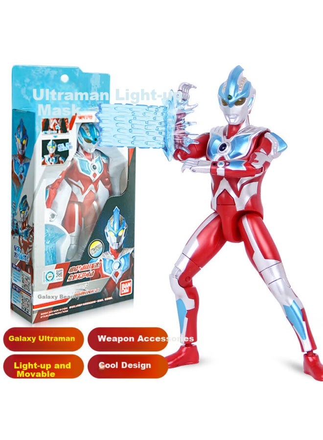 Qiji Ultraman Toy Action Figure With Light-up And Super Articulation Galaxy Doll Set For Children's Day Boy Toy - Image 1