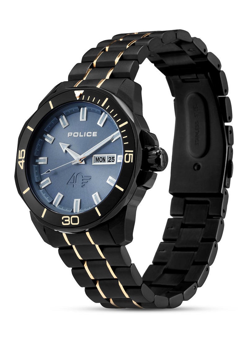 Timberland Men Trumbull Brown Dial Leather Strap Analog Watch for Men, 45mm - Image 3