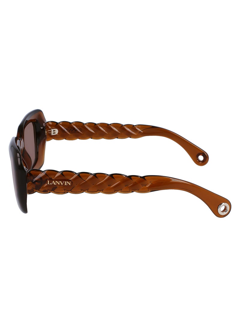 LANVIN نظارة شمسية نسائية LNV646S-208-5220 - Image 4